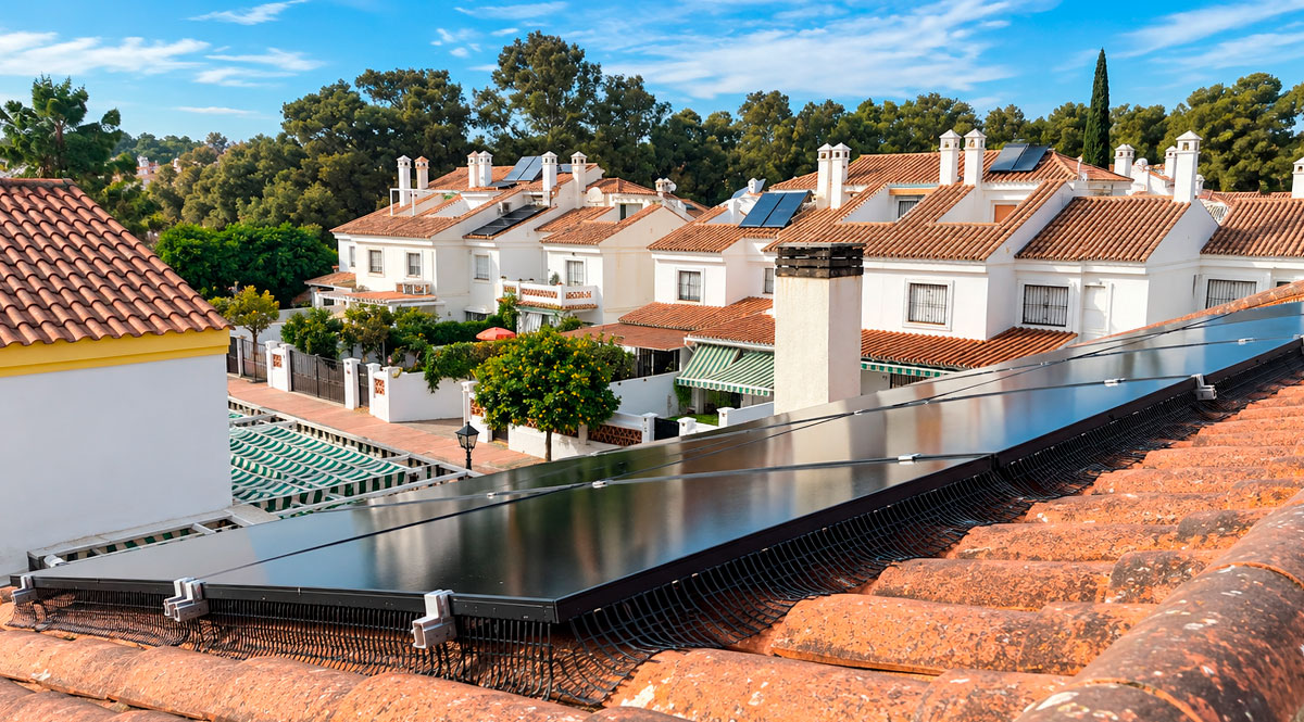 Malla antipájaros para placas solares | Novasol